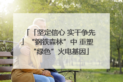 「坚定信心 实干争先」“钢铁森林”中 重塑“绿色”火电基因