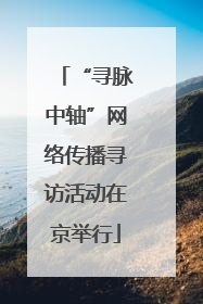“寻脉中轴”网络传播寻访活动在京举行