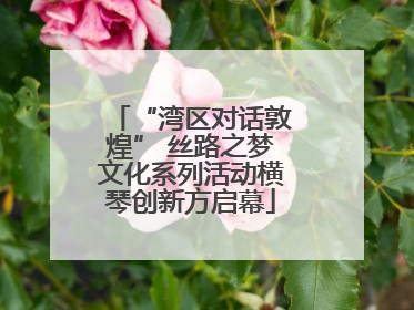 “湾区对话敦煌” 丝路之梦文化系列活动横琴创新方启幕