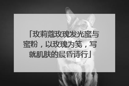 玫莉蔻玫瑰发光蜜与蜜粉，以玫瑰为笺，写就肌肤的晨昏诗行