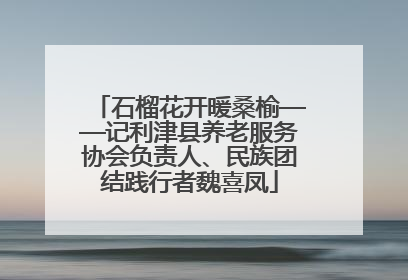 石榴花开暖桑榆——记利津县养老服务协会负责人、民族团结践行者魏喜凤