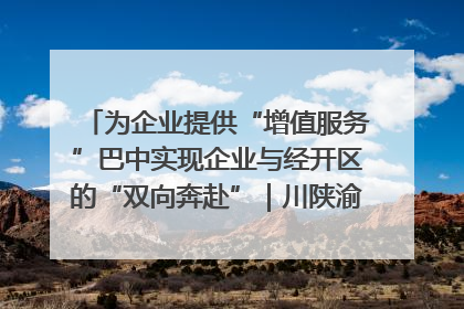 为企业提供“增值服务”巴中实现企业与经开区的“双向奔赴”｜川陕渝网络名人巴中行