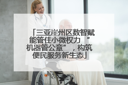 三亚崖州区数智赋能管住小微权力 “机器管公章”，构筑便民服务新生态