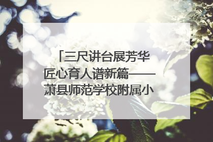 三尺讲台展芳华 匠心育人谱新篇——萧县师范学校附属小学第十三届班主任基本功大赛圆满举办