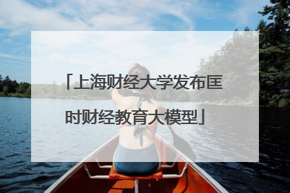 上海财经大学发布匡时财经教育大模型