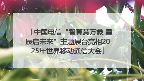 中国电信“智算慧万象 星辰启未来”主题展台亮相2025年世界移动通信大会