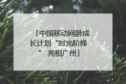 中国移动网龄成长计划“时光阶梯” 亮相广州