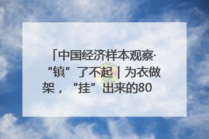 中国经济样本观察·“镇”了不起｜为衣做架，“挂”出来的80亿元“衣架产业”