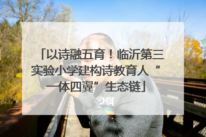 以诗融五育！临沂第三实验小学建构诗教育人“一体四翼”生态链
