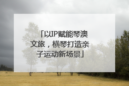以IP赋能琴澳文旅，横琴打造亲子运动新场景