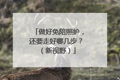 做好免陪照护，还要走好哪几步？（新视野）