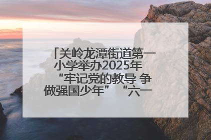 关岭龙潭街道第一小学举办2025年“牢记党的教导 争做强国少年”“六一”文艺汇演活动