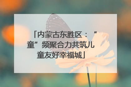 内蒙古东胜区：“童”频聚合力共筑儿童友好幸福城