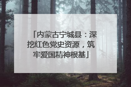 内蒙古宁城县：深挖红色党史资源，筑牢爱国精神根基