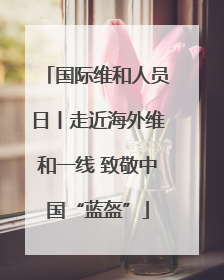 国际维和人员日丨走近海外维和一线 致敬中国“蓝盔”