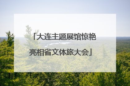 大连主题展馆惊艳亮相省文体旅大会