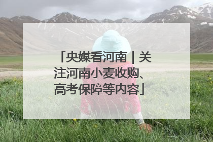 央媒看河南｜关注河南小麦收购、高考保障等内容