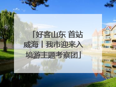 好客山东 首站威海丨我市迎来入境游主题考察团