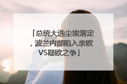 总统大选尘埃落定，波兰内部陷入亲欧VS疑欧之争