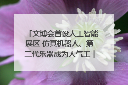 文博会首设人工智能展区 仿真机器人、第三代乐器成为人气王｜文博向“新”