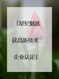 星纪魅族获高新技术企业认定