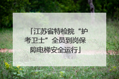 江苏省特检院“护考卫士”全员到岗保障电梯安全运行