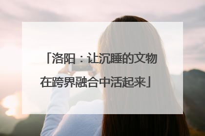 洛阳：让沉睡的文物在跨界融合中活起来