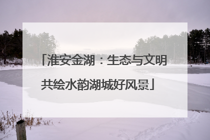 淮安金湖：生态与文明共绘水韵湖城好风景