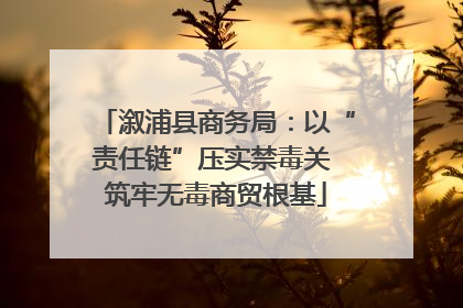 溆浦县商务局：以“责任链”压实禁毒关 筑牢无毒商贸根基