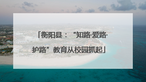 衡阳县：“知路·爱路·护路”教育从校园抓起