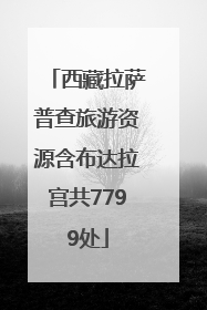 西藏拉萨普查旅游资源含布达拉宫共7799处