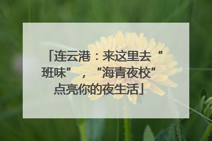连云港：来这里去“班味”，“海青夜校”点亮你的夜生活