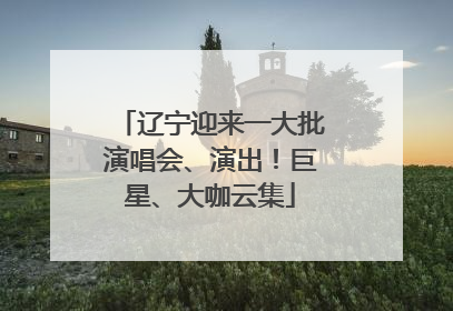 辽宁迎来一大批演唱会、演出！巨星、大咖云集