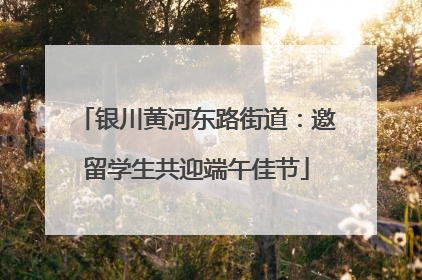 银川黄河东路街道：邀留学生共迎端午佳节