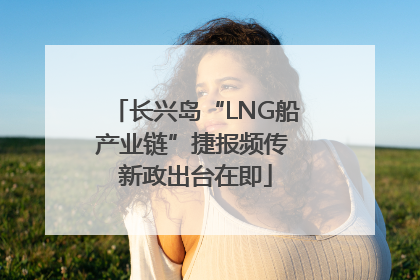 长兴岛“LNG船产业链”捷报频传 新政出台在即