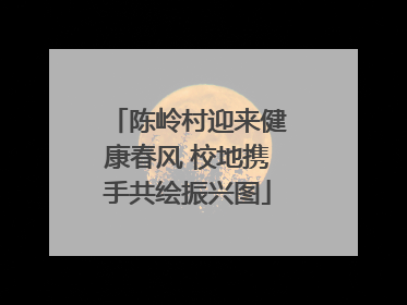 陈岭村迎来健康春风 校地携手共绘振兴图