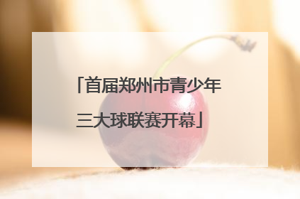 首届郑州市青少年三大球联赛开幕