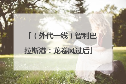 （外代一线）智利巴拉斯港：龙卷风过后
