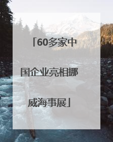 60多家中国企业亮相挪威海事展