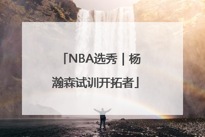 NBA选秀｜杨瀚森试训开拓者